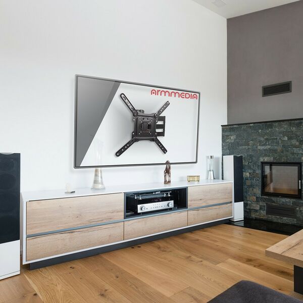 Крепеж для аудио-видео техники: Настенный кронштейн для LED/LCD телевизоров ARM Media LCD-404 black [10236] фотографии