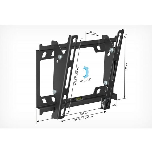 Крепеж для аудио-видео техники: Кронштейн Holder Basic Line LCD-T2627-B фотографии