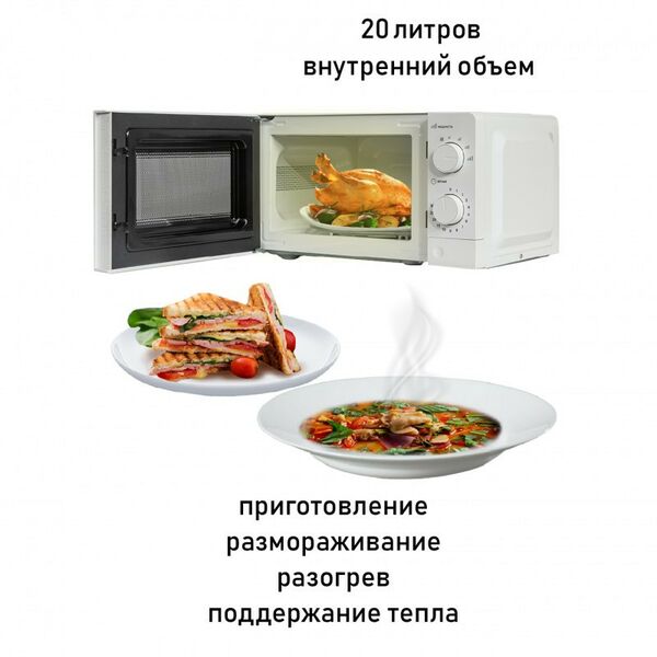 Микроволновые печи: Микроволновая печь Supra 20MW66 фотографии