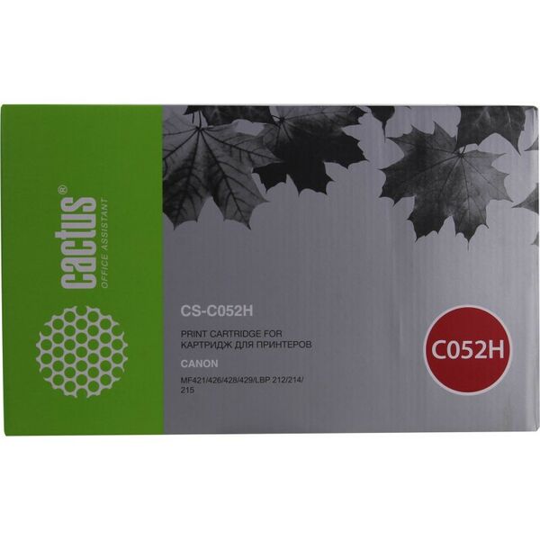 Для Canon (совместимые): Картридж Cactus CS-C052H для Canon MF421/426/428/429, LBP 212/214/215 фотографии