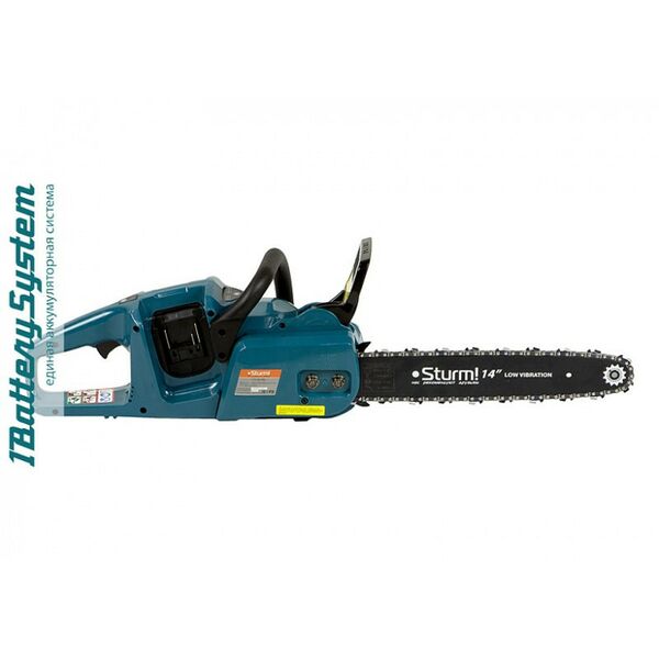 Цепные пилы: Пила цепная аккумуляторная Sturm! CSC3616BL 2x18 В, 1BatterySystem, шина 40 см, без ЗУ и АКБ фотографии
