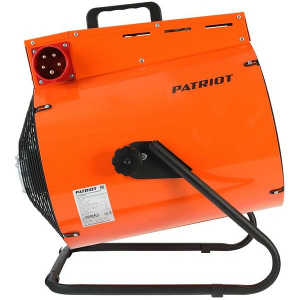 Тепловентиляторы: Тепловентилятор электрический Patriot PT-R 15 380В, терморегулятор, нерж.ТЭН, вилка на блоке управления [633307299] фотографии
