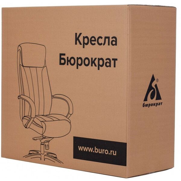 Стулья и кресла: Кресло руководителя Бюрократ T-9922WALNUT/BLACK на колесиках, кожа, черный фотографии