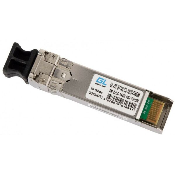Медиаконвертеры и модули: Модуль Gigalink GL-OT-ST14LC2-1470-CWDM SFP+ CWDM, 10Гбит/c, два волокна, SM, 2xLC, 1470нм, 14dB фотографии