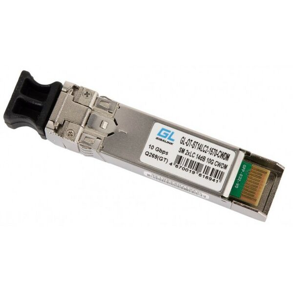 Медиаконвертеры и модули: Модуль Gigalink GL-OT-ST14LC2-1590-CWDM SFP+ CWDM, 10Гбит/c, два волокна, SM, 2xLC, 1590нм, 14dB фотографии