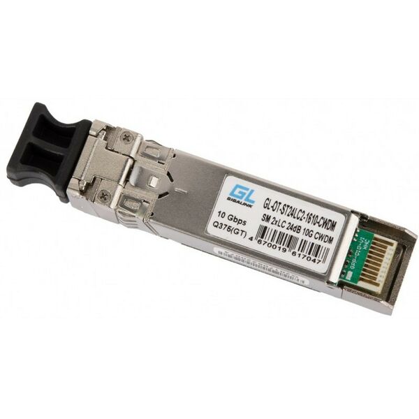 Купить Модуль Gigalink GL-OT-ST24LC2-1490-CWDM SFP+ CWDM, 10Гбит/c, два волокна, SM, 2xLC, 1490нм, 24dB в компании Зеон