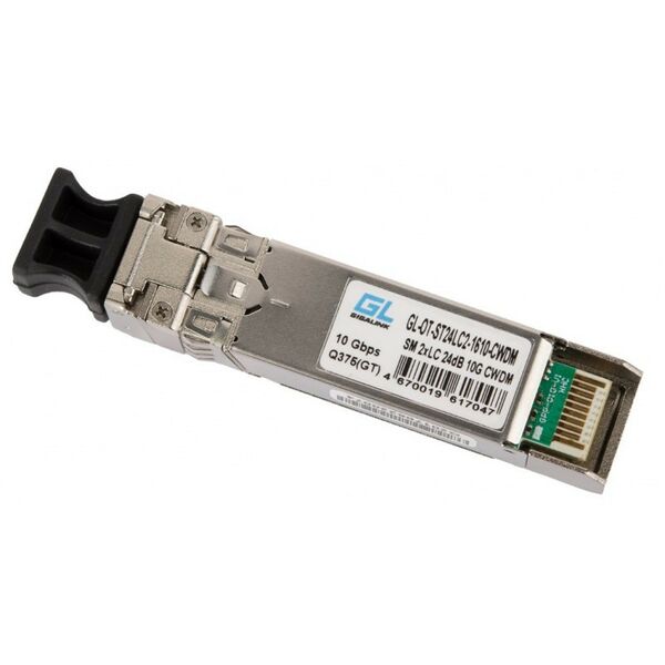 Медиаконвертеры и модули: Модуль Gigalink GL-OT-ST24LC2-1530-CWDM SFP+ CWDM, 10Гбит/c, два волокна, SM, 2xLC, 1530нм, 24dB фотографии