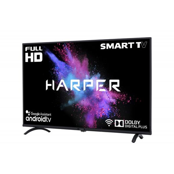ЖК-телевизоры: ЖК-телевизор HARPER 40F720TS 40", 1920x1080, AV, HDMI x2, USB x2, Ethernet (RJ-45), Wi-Fi фотографии