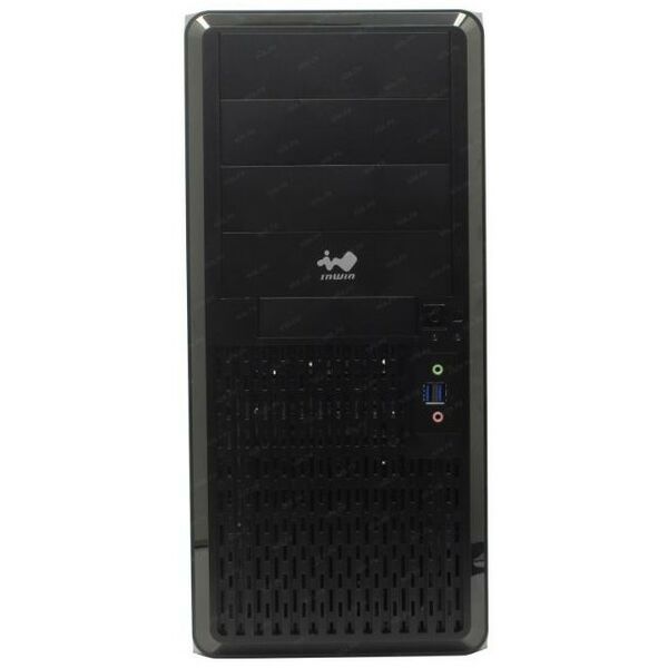 Корпуса компьютерные: Корпус INWIN PE689 Black Miditower без БП ATX 2xUSB 3.0+Fan+Audio+2SATА [6141921] фотографии