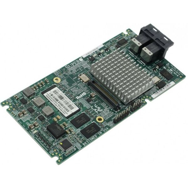 Контроллеры: Контроллер SuperMicro AOM-S3108M-H8 PCI-E, 8-port SAS/SATA 12Gb/s RAID  0/1/5/6/10/50/60, 2Gb фотографии