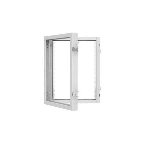 Шкафы и стойки: Пристенная поворотная секция TLK TWC-156015-BS-GY 19", 15U, Ш600хВ770хГ156 мм, 1 пары L-образных монтажных направляющих, серый RAL 7035 фотографии