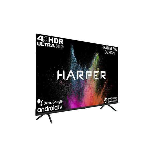 ЖК-телевизоры: ЖК-телевизор HARPER 55U770TS 55" 3840x2160, HDMI, LAN, WiFi, BT, USB, DVB-T2, SmartTV фотографии