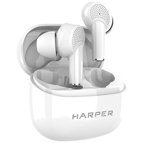 Наушники и гарнитуры: Наушники HARPER HB-527 White фотографии