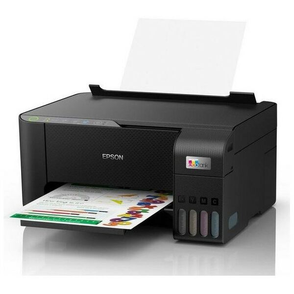 Купить Многофункциональное устройство Epson EcoTank L3250 A4, струйное МФУ, 33стр/мин, 5760x1440dpi, 4 краски, USB2.0, WiFi, изображение 3 в компании Зеон