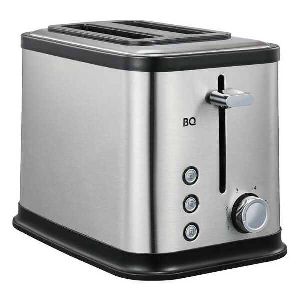 Тостеры: Тостер BQ T1005 чёрный-стальной фотографии