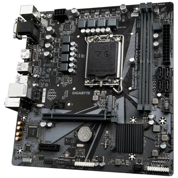 Материнские платы: Материнская плата GigaByte H610M H LGA1700 <H610> PCI-E Dsub+HDMI GbLAN SATA MicroATX 2DDR4 RTL фотографии