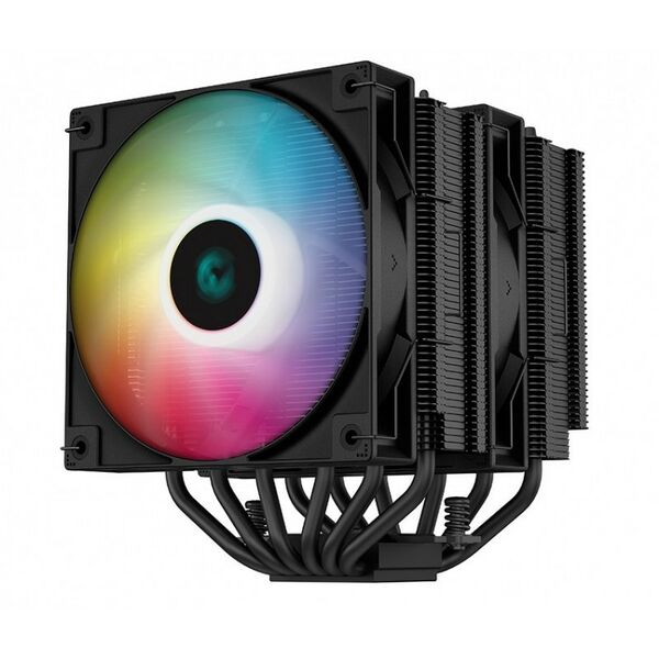 Вентиляторы и охлаждение: Кулер для процессора Deepcool AG620 BK ARGB 115x/1200/1700/2011/AM4/AM5, 29.4дБ, 300-1850 об/мин, Al+тепл.трубки [R-AG620-BKANMN-G-2] фотографии