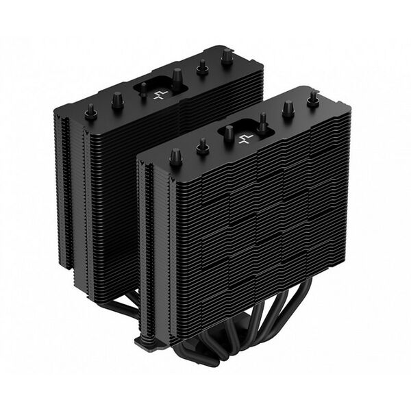 Вентиляторы и охлаждение: Кулер для процессора Deepcool AG620 BK ARGB 115x/1200/1700/2011/AM4/AM5, 29.4дБ, 300-1850 об/мин, Al+тепл.трубки [R-AG620-BKANMN-G-2] фотографии
