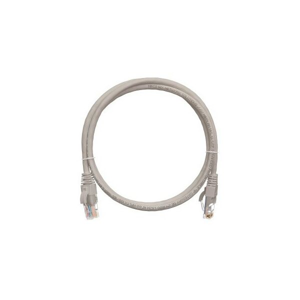 Кабель и разъемы: Коммутационный шнур Nikomax NMC-PC4UD55B-030-C-GY U/UTP 4 пары, Кат.5е (Класс D), 100МГц, 2хRJ45/8P8C, T568B, заливной, с защитой защелки, многожильный, BC (чистая медь), 24AWG (7х0,205мм), LSZH нг(А)-HFLTx, серый, 3м фотографии