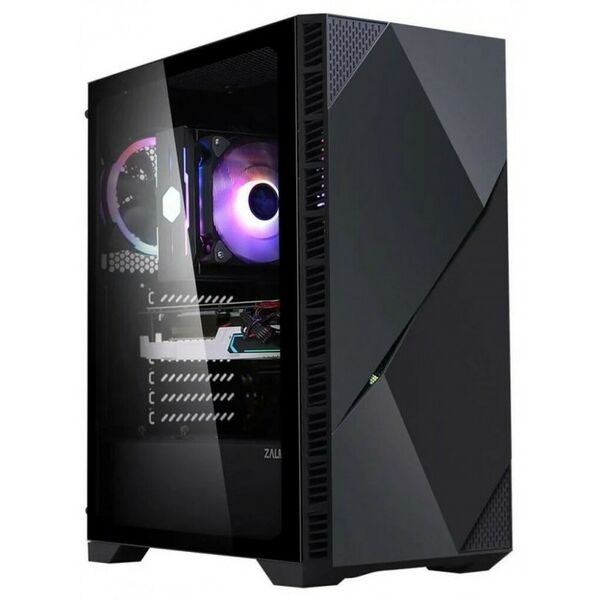Корпуса компьютерные: Корпус Zalman Z3 Iceberg Black Miditower ATX без БП фотографии