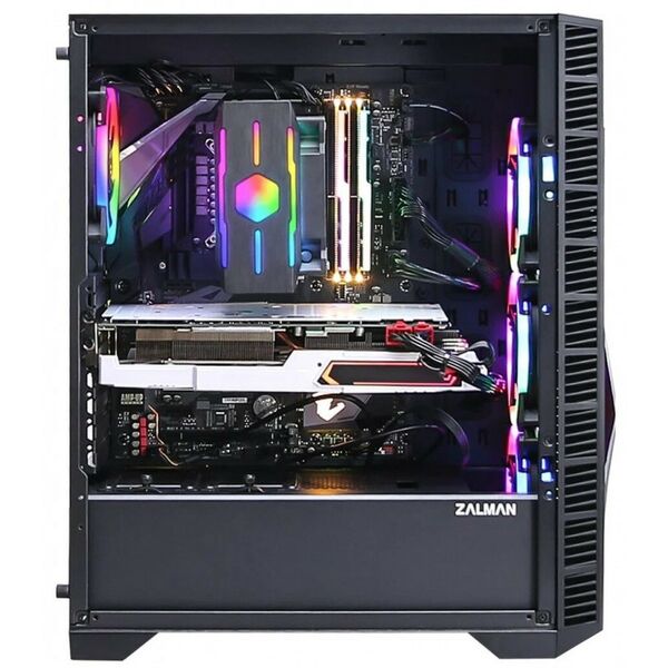 Корпуса компьютерные: Корпус Zalman Z3 Iceberg Black Miditower ATX без БП фотографии