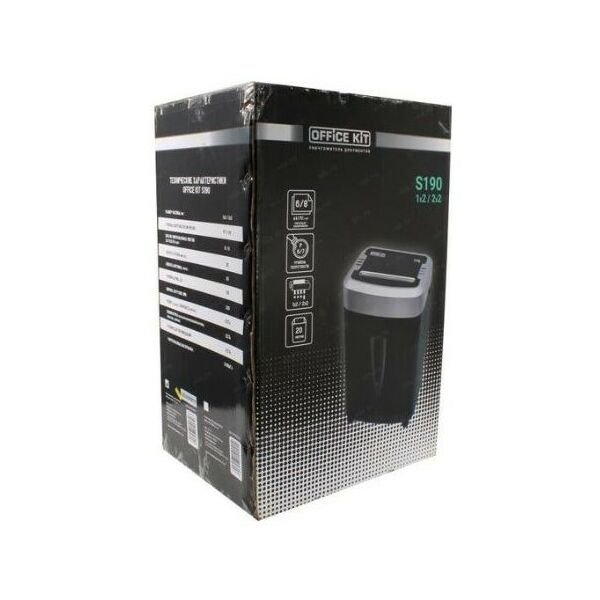 Уничтожители документов: Уничтожитель документов Office Kit S190 1x2 фотографии