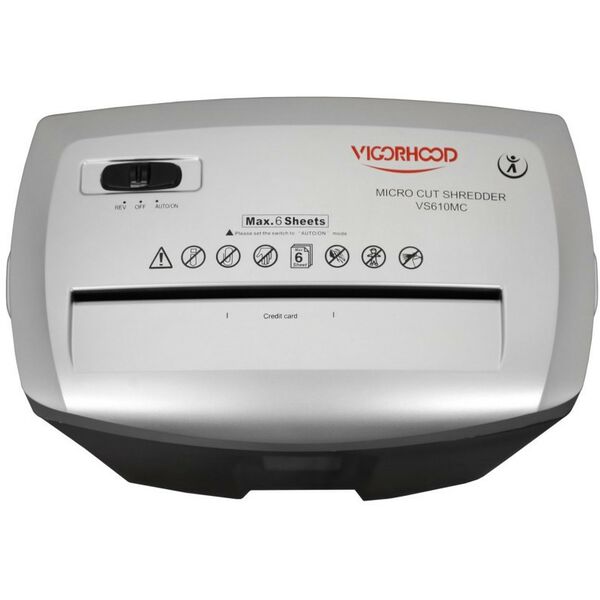 Уничтожители документов: Уничтожитель документов Vigorhood VS610MC 3.0x10мм, 6 лст, 15л, P4 фотографии