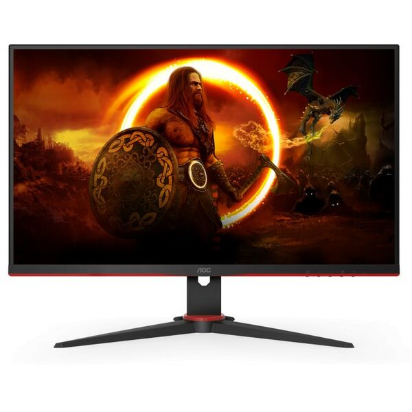 Мониторы: ЖК-монитор AOC 24G2SAE Black-Red 23.8" VA, 1920x1080, 165Hz,  1 ms, 178°/178° фотографии