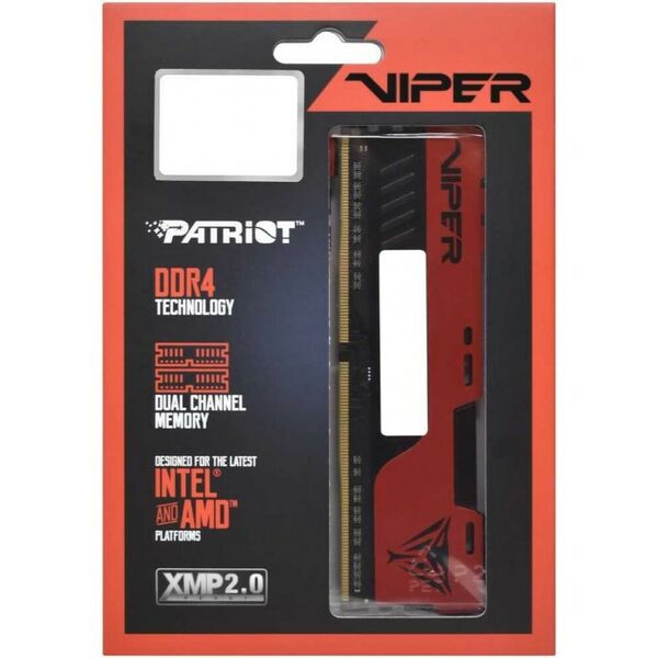 Оперативная память: Комплект оперативной памяти Patriot Viper 32Gb KIT 2*16Gb DDR4 DIMM <PC4-32000> CL20 [PVE2432G400C0K] фотографии