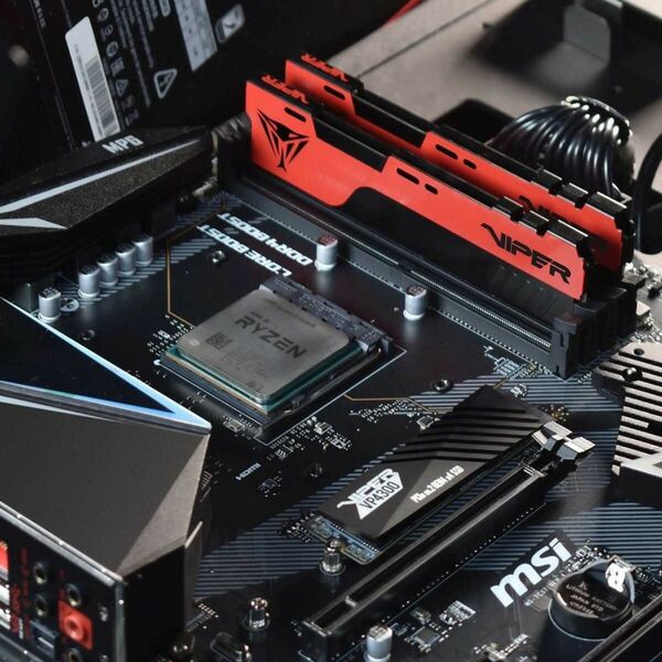 Оперативная память: Комплект оперативной памяти Patriot Viper 32Gb KIT 2*16Gb DDR4 DIMM <PC4-32000> CL20 [PVE2432G400C0K] фотографии