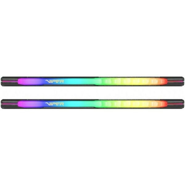 Оперативная память: Комплект оперативной памяти Patriot Viper Steel RGB 32Gb KIT 2*16Gb DDR4 DIMM <PC4-25600> CL18 [PVSR432G320C8K] фотографии