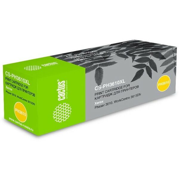 Для Xerox (совместимые): Картридж Cactus CS-PH3610XL Black для Xerox 3610/3615 фотографии