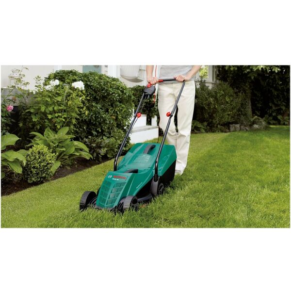 Газонокосилки: Электрическая газонокосилка BOSCH Rotak 320 ER 1200 Вт [06008A600A] фотографии