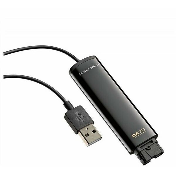 Наушники и гарнитуры: Адаптер Plantronics PL-DA70 USB для подключения профессиональной гарнитуры к ПК фотографии