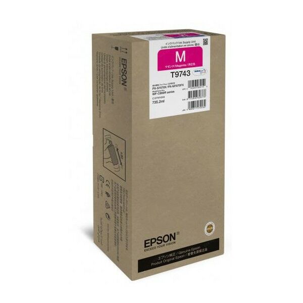 Для Epson (оригинал): Картридж Epson C13T974300 для WorkForce Pro WF-C869R Пурпурный XXL фотографии