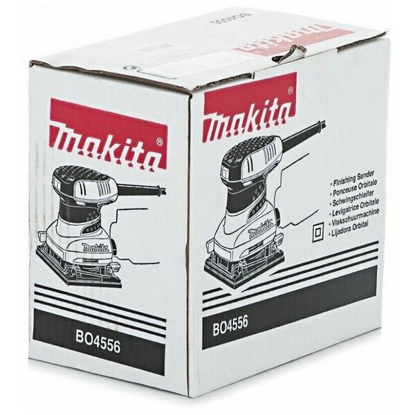 Плоскошлифовальные (вибрационные): Вибрационная шлифмашина Makita BO4556 200W, 14000 об/мин, 112х102  мм, пылесборник фотографии