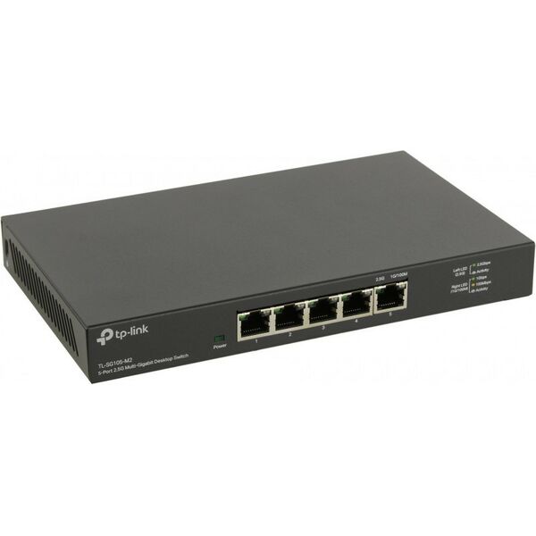 Коммутаторы, маршрутизаторы, межсетевые экраны: Коммутатор TP-Link TL-SG105-M2 5-Port 2.5G Multi-Gigabit Desktop Switch, 5UTP 2.5Gbps фотографии