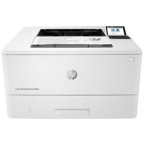Лазерные принтеры: Принтер HP LaserJet Enterprise M406dn A4, 38 стр/мин, 1Gb, LCD, USB2.0,  сетевой, двусторонняя печать [3PZ15A] фотографии