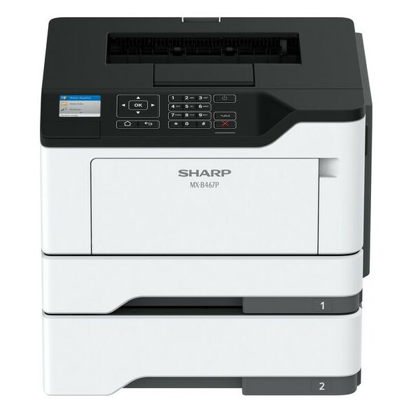 Лазерные принтеры: Принтер Sharp MXB467PEU A4 600х600, сетевой, 40 стр мин, 256 Мб, USB 2.0, Ethernet, стартовый комплект, дуплекс фотографии