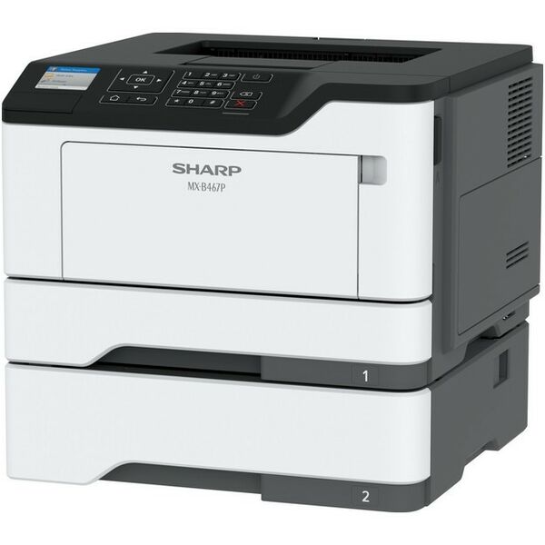 Лазерные принтеры: Принтер Sharp MXB467PEU A4 600х600, сетевой, 40 стр мин, 256 Мб, USB 2.0, Ethernet, стартовый комплект, дуплекс фотографии