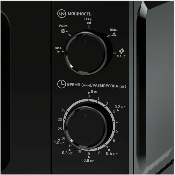 Микроволновые печи: Микроволновая печь BBK 20MWS-717M/B черный фотографии