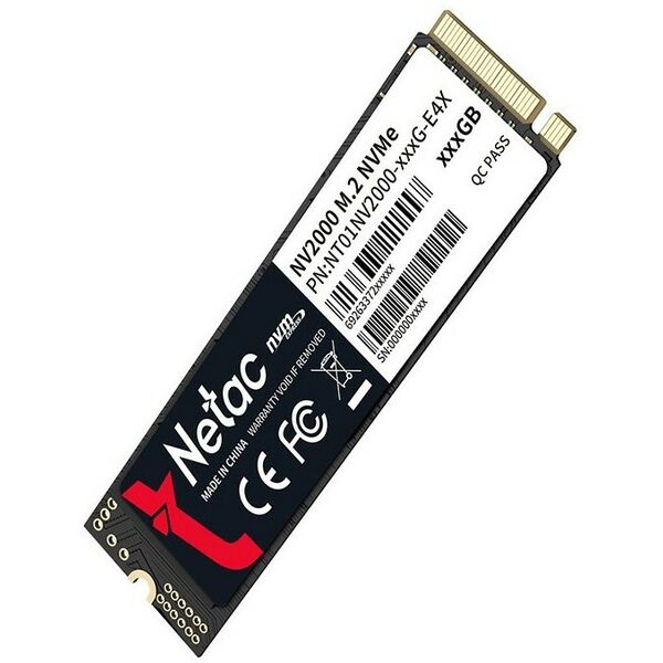 SSD-накопители: SSD-накопитель Netac 256 Gb NV2000 M.2 2280 M [NT01NV2000-256-E4X] фотографии