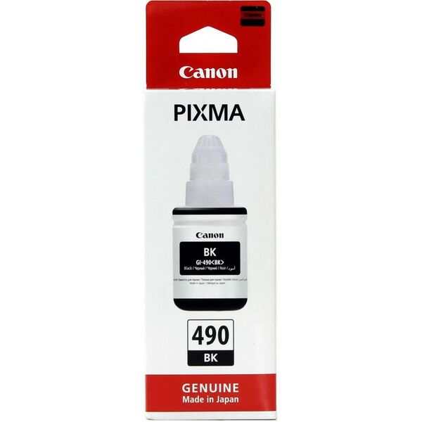 Для Canon (оригинал): Чернильница Canon GI-490BK Black для PIXMA G1400/2400/3400 фотографии