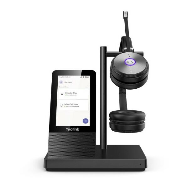 Радиотелефоны DECT: DECT-гарнитура Yealink WH66 Dual Teams фотографии