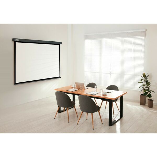 Экраны для проекторов: Экран настенно-потолочный рулонный Cactus CS-PSW-124X221-SG Wallscreen, 124.5x221см, 16:9, серый фотографии