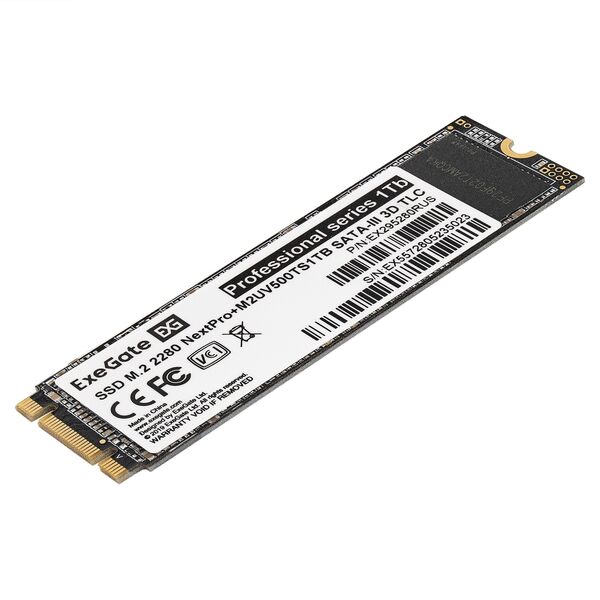 Купить Накопитель Exegate 1Tb NextPro+ M.2 2280 SATA-III 3D TLC [EX295280RUS] в компании Зеон