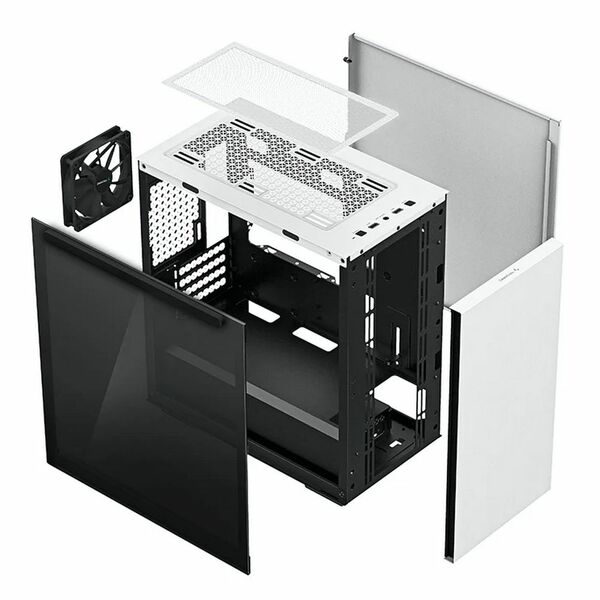 Купить Корпус Deepcool MACUBE 110 WH белый без БП mATX 1x120mm 2xUSB3.0 audio bott PSU [R-MACUBE110-WHNGM1N-G-1], изображение 8 в компании Зеон