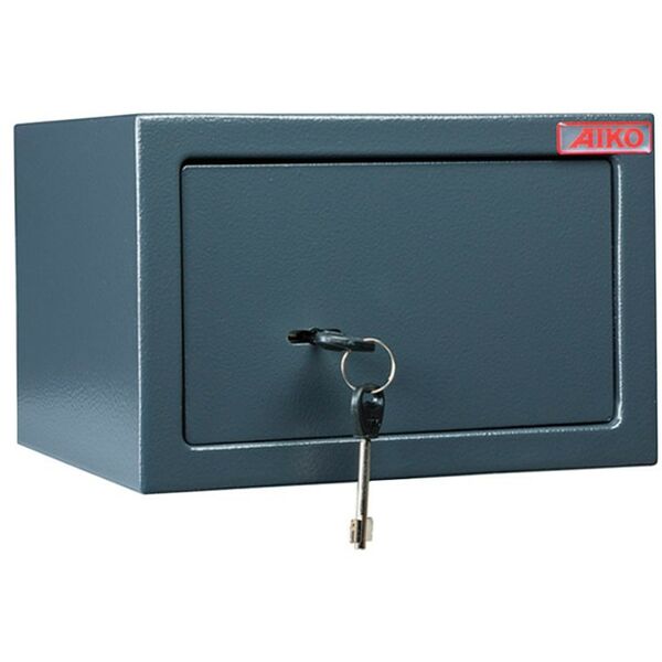 Сейфы и металлические шкафы: Сейф мебельный Aiko T-170 KL 170х260х230 мм, 5 кг, ключевой замок, крепление к стене фотографии