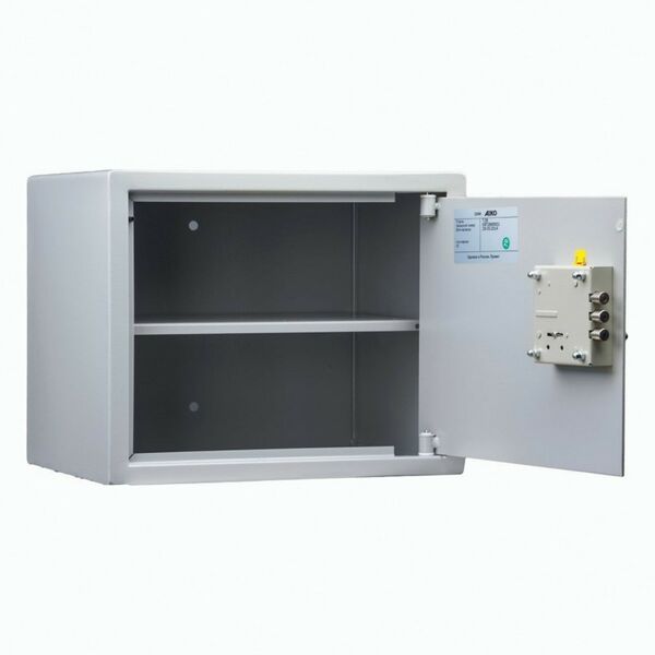 Сейфы и металлические шкафы: Сейф мебельный Aiko Т28 280х340х295 мм, 8 кг, ключевой замок, крепление к стене фотографии