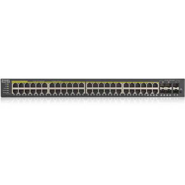 Купить Коммутатор ZyXEL GS192048HPV2-EU0101F NebulaFlex Hybrid Smart PoE+, 44xGE PoE+, 4xCombo (SFP/RJ-45 PoE+), 2xSFP, budget PoE 375W, Standalone / cloud management в компании Зеон